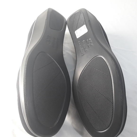 SAS Womens Black Fabric Slip on Loafers Comfort 10 - Picture 7 of 8